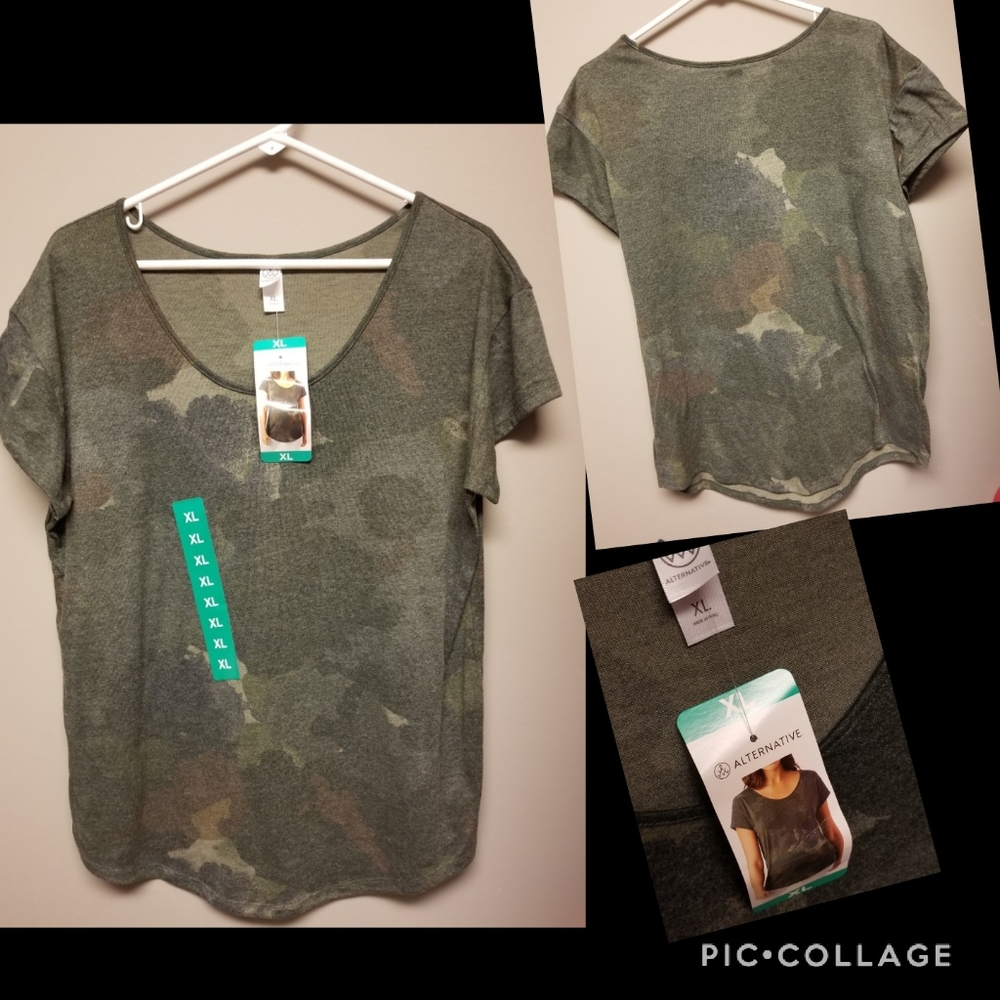 Alternative NWT camo dreamstate top XL